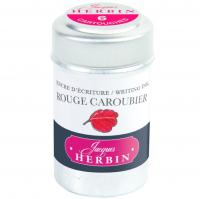 Картриджи для перьевой ручки HERBIN, Rouge caroubier/Розово-красный