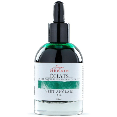 Акварельные чернила HERBIN ECLATS, Vert anglais/Британский зеленый