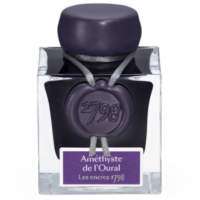 Чернила HERBIN PRESTIGE 1798, Amethyste de l'Oural/Фиолетовый с серебряными блестками