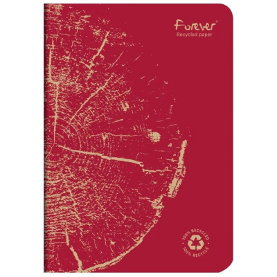 Тетрадь CLAIREFONTAINE FOREVER PREMIUM, A5, 90 г, Rouge brique/Красный