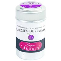 Картриджи для перьевой ручки HERBIN, Larmes de cassis/Пурпурный