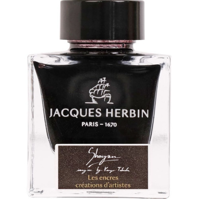 Чернила HERBIN PRESTIGE, Shogun/Черный с блестками