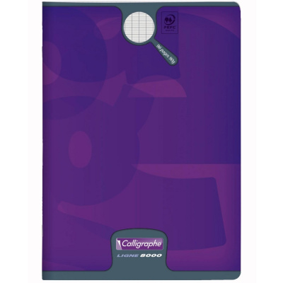 Тетрадь для каллиграфии CLAIREFONTAINE CALLIGRAPHE LIGNE 8000, A4, 90 г, Violine/Фиолетовый