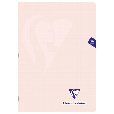 Тетрадь CLAIREFONTAINE MIMESYS PASTEL, A4, 90 г, Rose poudre/Светло-розовый