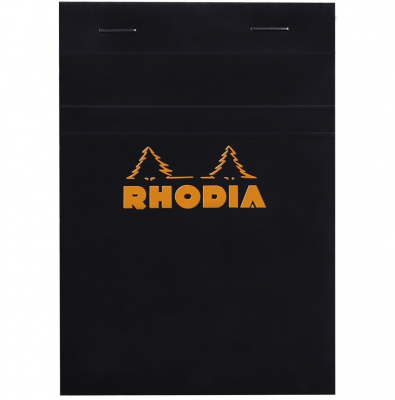 Блокнот RHODIA BASICS №13, A6, 80 г, Black/Черный