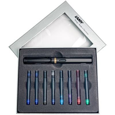 Набор LAMY SAFARI, Umbra/Умбра (перьевая ручка + картриджи)