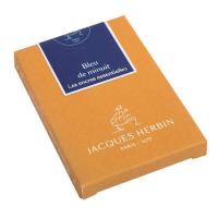 Картриджи для перьевой ручки HERBIN PRESTIGE, Bleu de minuit/Синий