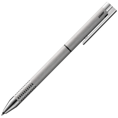 Ручка мультисистемная 2 в 1 LAMY LOGO, Brushed/Матовая сталь