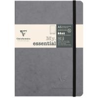 Записная книжка CLAIREFONTAINE AGE BAG MY.ESSENTIAL, A5, 90 г, Gris/Серый