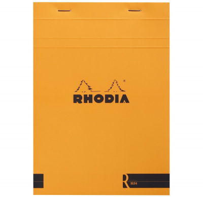 Блокнот RHODIA BASICS "LE R" №16, A5, 90 г, Orange/Оранжевый