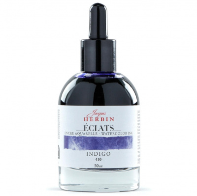 Акварельные чернила HERBIN ECLATS, Indigo/Индиго