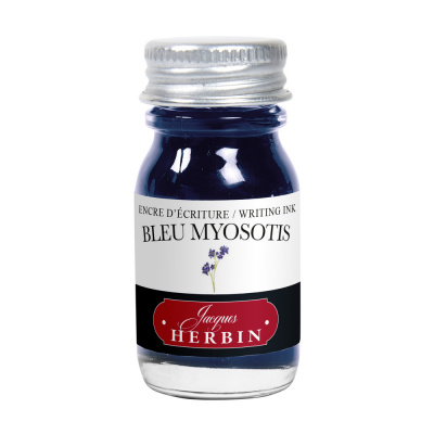 Чернила HERBIN, Bleu myosotis/Фиолетовый с серо-голубым