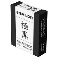 Картриджи для перьевой ручки SAILOR пигментные, KIWAGURO/Черный