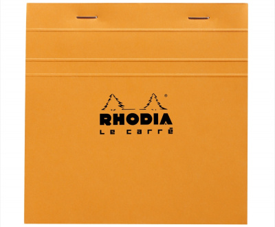Блокнот RHODIA BASICS 14,8х14,8 см, 80 г, Orange/Оранжевый