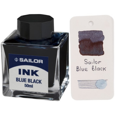 Чернила в банке SAILOR JENTLE INK, Blue-black/Сине-черный