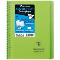 Скетчбук для смешанных техник CLAIREFONTAINE KOVERBOOK, A5, 125 г, Green/Зеленый