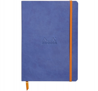 Записная книжка RHODIARAMA в мягкой обложке, A5, 90 г, Sapphire/Синий