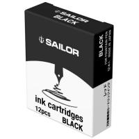 Картриджи для перьевой ручки SAILOR, Black/Черный