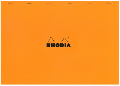 Блокнот RHODIA BASICS №38, A3+, 80 г, Orange/Оранжевый