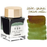 Чернила SAILOR SHIKIORI, Tokiwa-matsu/Коричнево-зеленый