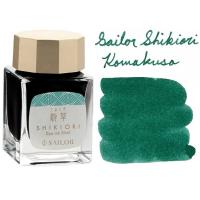 Чернила SAILOR SHIKIORI, SANSUI, Komakusa/Изумрудно-зеленый