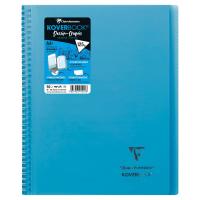 Скетчбук для смешанных техник CLAIREFONTAINE KOVERBOOK, A4+, 125 г, Light blue/Голубой