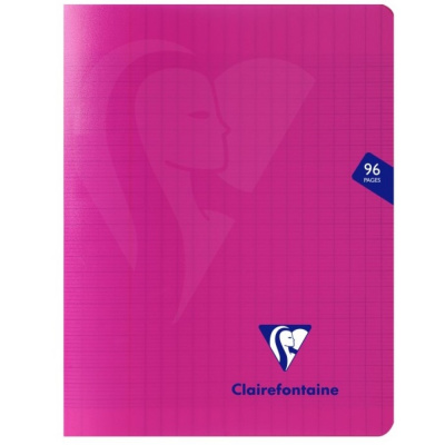 Тетрадь CLAIREFONTAINE MIMESYS, 17x22, 90 г, Rose/Розовый