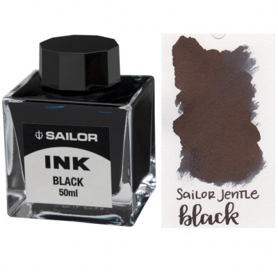 Чернила в банке SAILOR JENTLE INK, Black/Черный