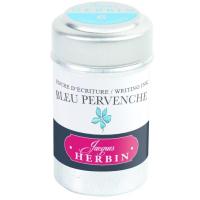 Картриджи для перьевой ручки HERBIN, Bleu pervenche/Темно-голубой