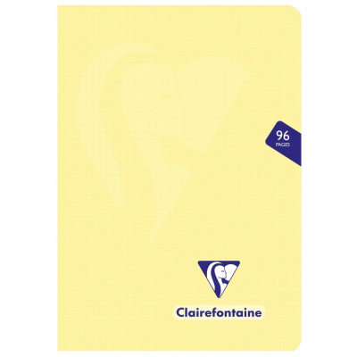 Тетрадь CLAIREFONTAINE MIMESYS PASTEL, A5, 90 г, Jaune сitron/Желтый