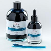 Акварельные чернила HERBIN ECLATS, Blue petrole/Сине-зеленый