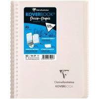 Скетчбук для смешанных техник CLAIREFONTAINE KOVERBOOK, A5, 125 г, Clear/Прозрачный