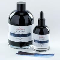 Акварельные чернила HERBIN ECLATS, Bleu nuit/Темно-синий