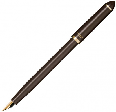 Ручка перьевая SAILOR FUDE DE MANNEN, GT сalligraphy steel nib 40°, Pearl brown/Коричневый