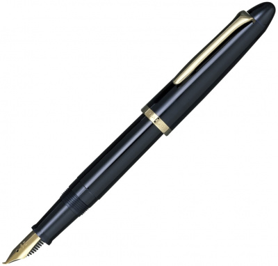 Ручка перьевая SAILOR 1911 FUDE DE MANNEN, GT сalligraphy steel nib 55°, Navy/Синий