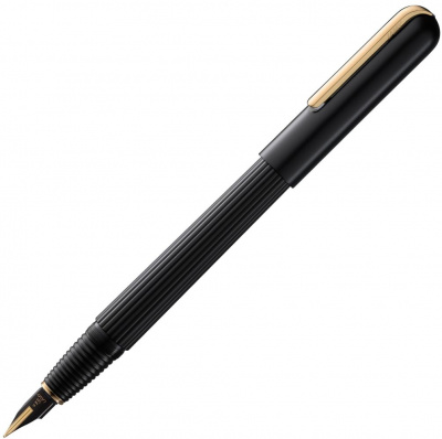 Ручка перьевая LAMY IMPORIUM, Black with gold/Черный с золотым