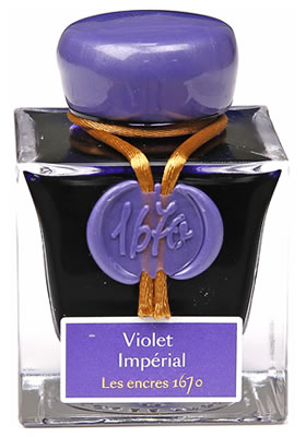 Чернила HERBIN PRESTIGE 1670, Imperial Violet/Фиолетовый с золотыми блестками