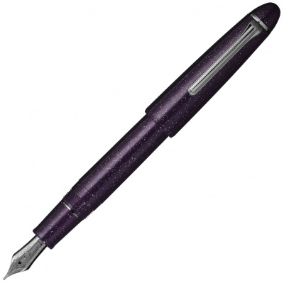Ручка перьевая SAILOR 1911L RINGLESS GALAXY, IP 21K black, Magellanic clouds/Фиолетовый