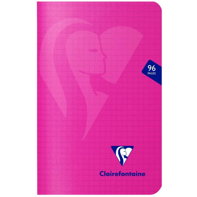 Тетрадь CLAIREFONTAINE MIMESYS, 11x17, 90 г, Rose/Розовый