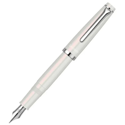 Ручка перьевая SAILOR LECOULE POWER STONE, RT steel nib, Pearl/Жемчуг