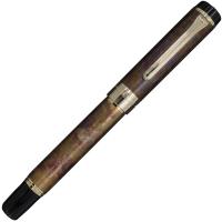 Ручка перьевая SAILOR CYLINT PATINA STAINLESS, Gold IP 21K, Brown/Коричневый