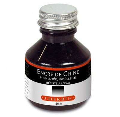 Тушь HERBIN INDIAN INK, Black/Черный