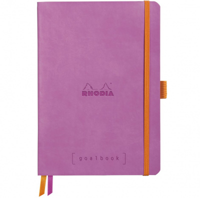 Записная книжка RHODIARAMA GOALBOOK в мягкой обложке, A5, точка, 90 г, Lilac/Сиреневый
