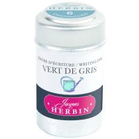 Картриджи для перьевой ручки HERBIN, Vert de gris Зелено-серый
