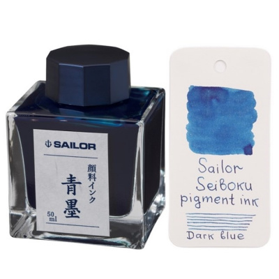 Чернила пигментные SAILOR PIGMENT INK, Sei-boku/Темно-синий