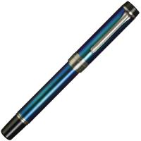 Ручка перьевая SAILOR CYLINT COLORED STAINLESS, Black IP 21K, Lagoon/Сине-зеленый