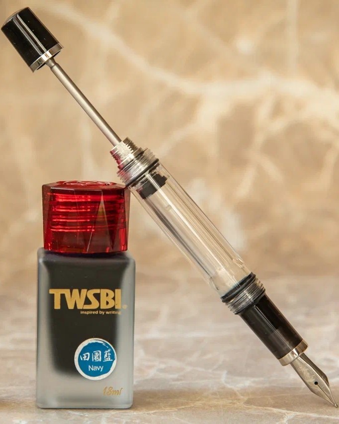 Перьевая ручка с чернилами Twsbi Как заправить перьевую ручку чернилами