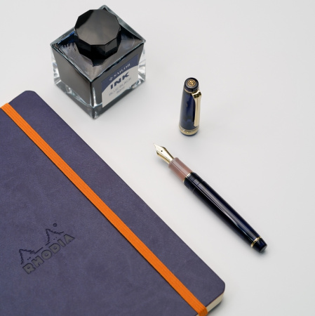 Ручка перьевая SAILOR PRO GEAR SLIM SHIKIORI SANSUI, Gold IP 14K,  Yutsubame/Темно-синий