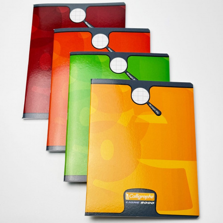 Тетрадь для каллиграфии CLAIREFONTAINE CALLIGRAPHE LIGNE 8000, 17х22, 90 г, Vert anis/Зеленый
