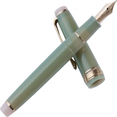 Набор SAILOR: перьевая ручка PRO GEAR SLIM JAPANESE SWEETS, Sakuramochi, GT 14K, + Чернила SHIKIORI, Miruai